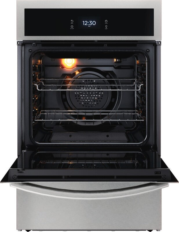 Frigidaire Gallery 24" Single Gas Wall Oven with Air Fry - Black (GCWG2438AB)