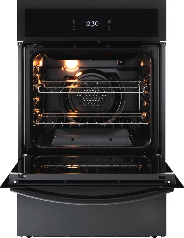 Frigidaire Gallery 24" Single Gas Wall Oven with Air Fry - Black (GCWG2438AB)