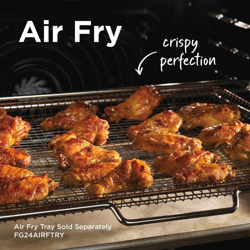 Frigidaire Gallery 24" Single Gas Wall Oven with Air Fry - Stainless Steel (GCWG2438AF)