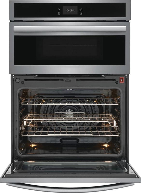 Frigidaire Gallery 30" Electric Wall Oven and Microwave Combination with 15+ Ways To Cook - Stainless Steel (GCWM3067AF)
