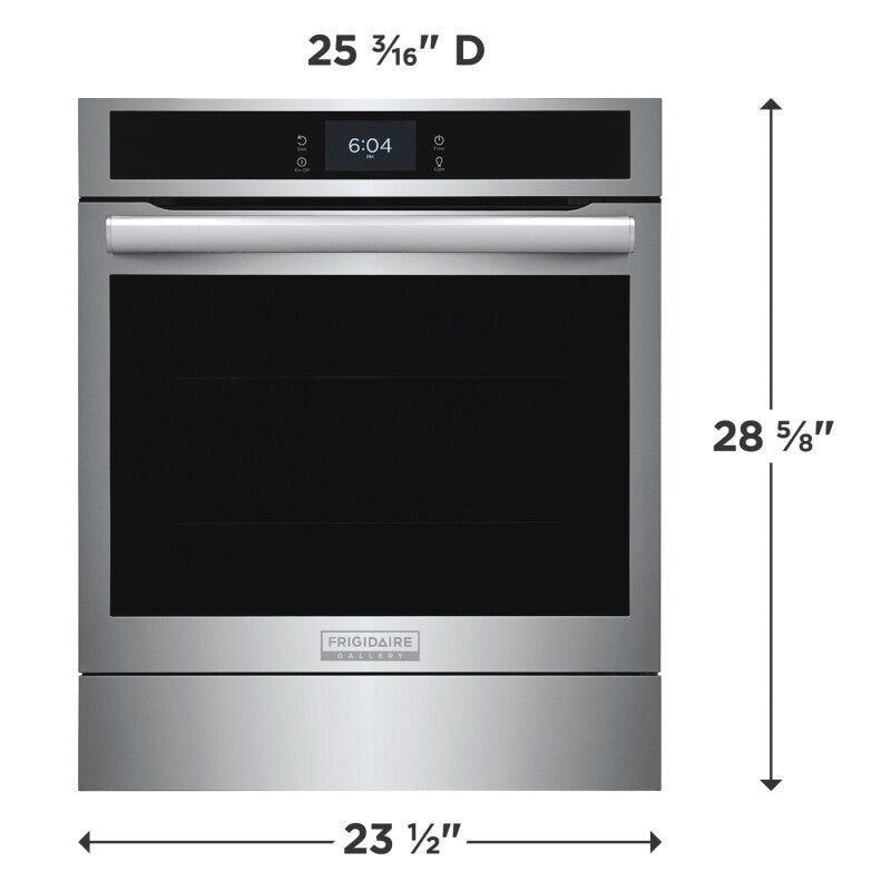 Frigidaire Gallery 24" Single Electric Wall Oven with Air Fry - White (GCWS2438AW)