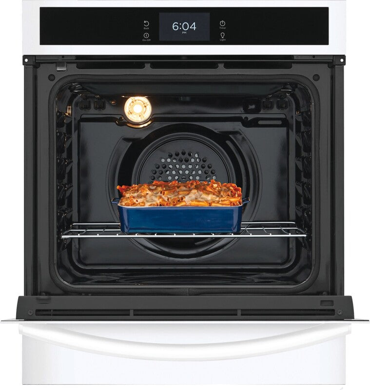 Frigidaire Gallery 24" Single Electric Wall Oven with Air Fry - White (GCWS2438AW)