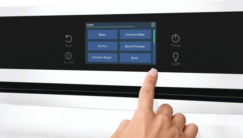 Frigidaire Gallery 24" Single Electric Wall Oven with Air Fry - White (GCWS2438AW)