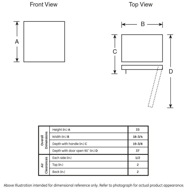 GE Double-Door Compact Refrigerator - CleanSteel (GDE03GLKLB)