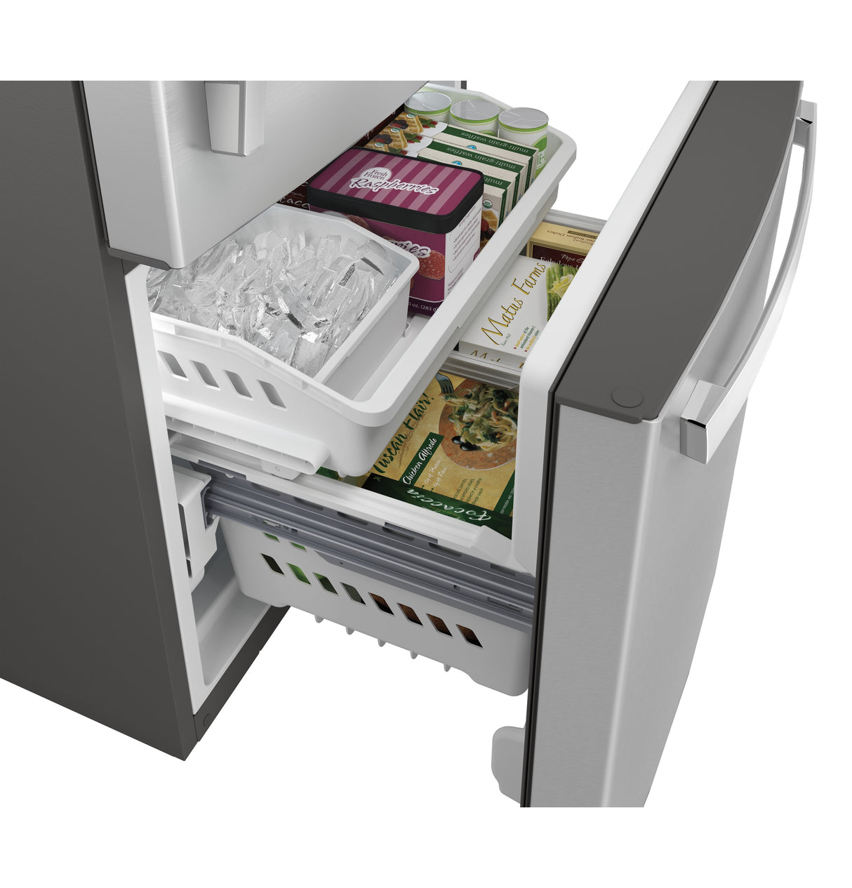 GE 24.8 Cu. Ft. Bottom-Freezer Drawer Refrigerator - Fingerprint Resistant Stainless Steel (GDE25EYKFS)