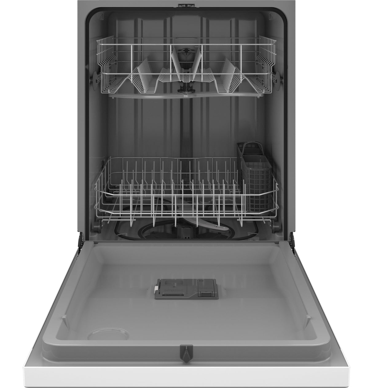 GE Dishwasher with Front Controls - White (GDF450PGRWW)