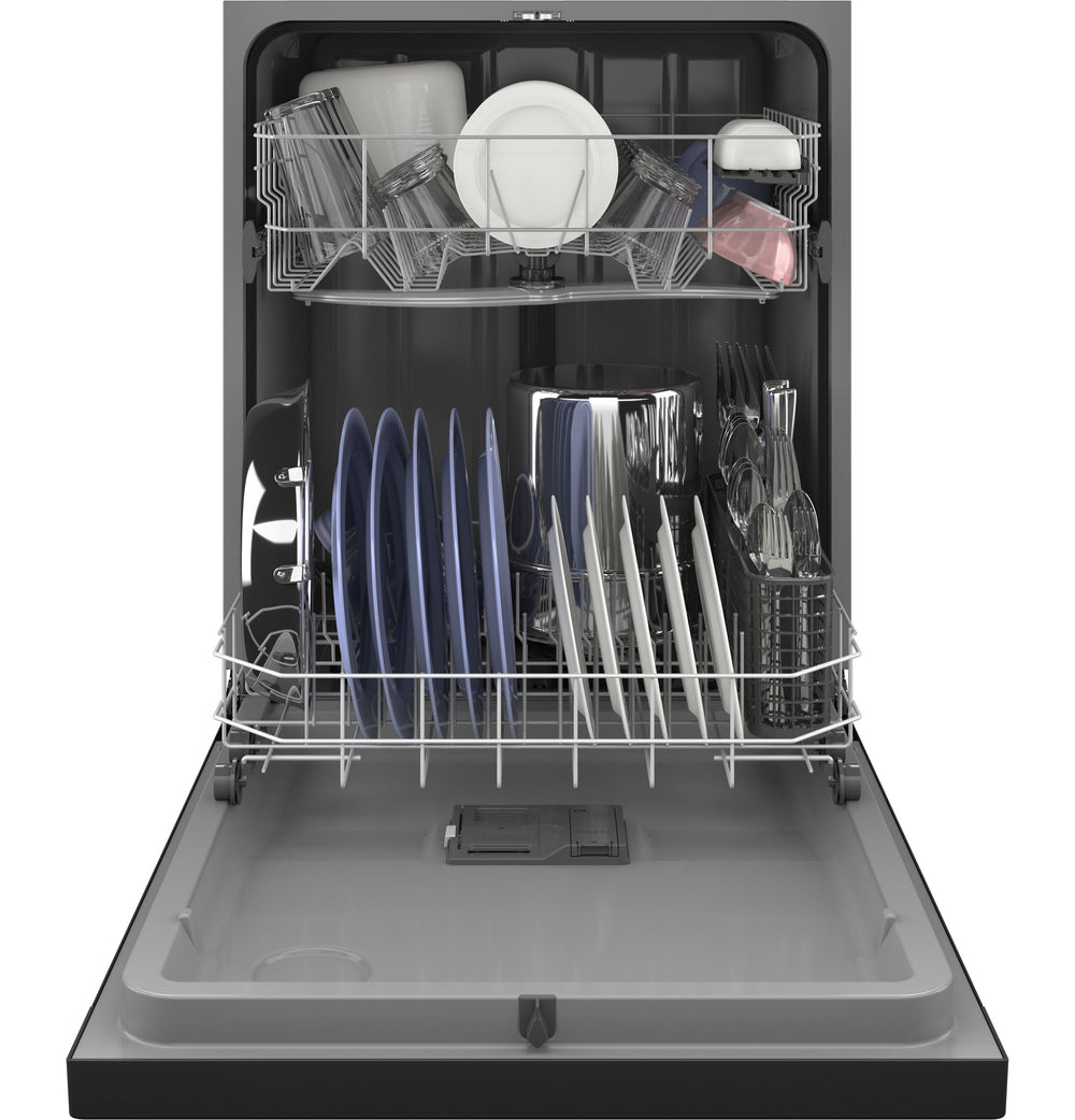 GE Dishwasher with Front Controls - Black (GDF535PGRBB)