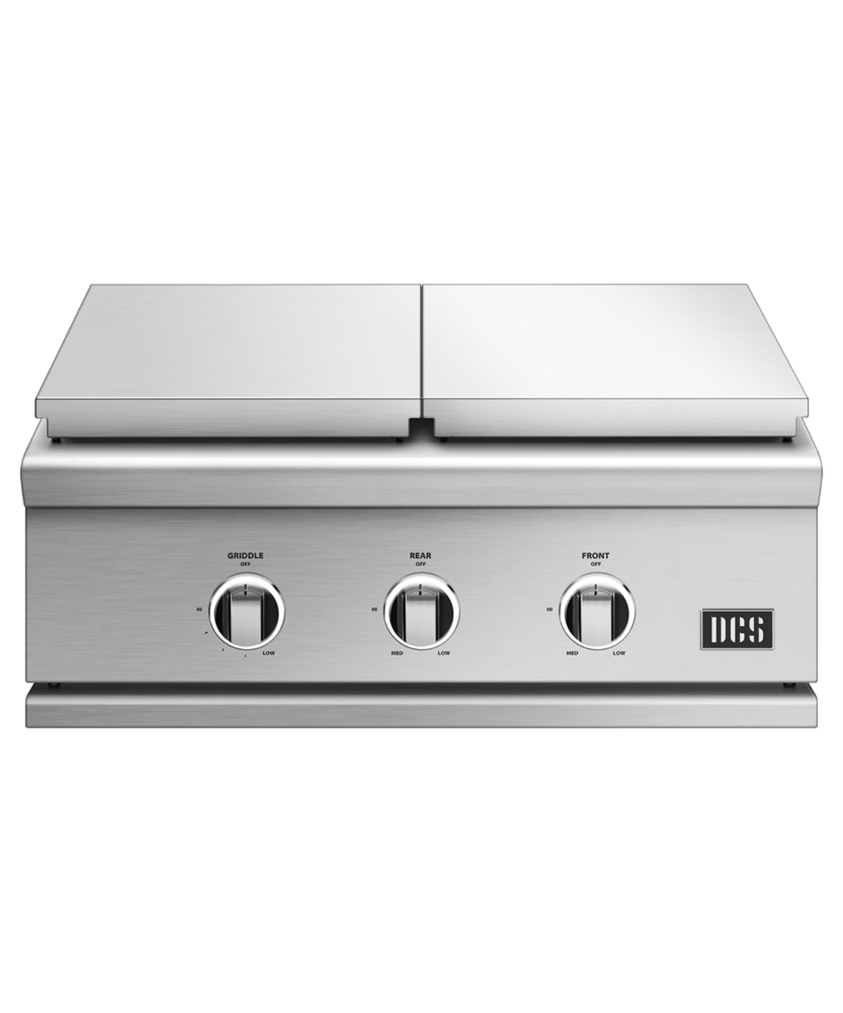 DCS 30" Series 9 Double Side Burner/ Griddle, Natural Gas - Stainless Steel (GDSBE1302N)