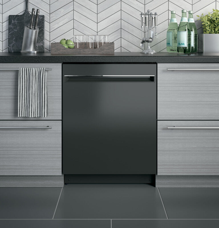 GE ADA Compliant Stainless Steel Interior Dishwasher with Sanitize Cycle - Black (GDT225SGLBB)