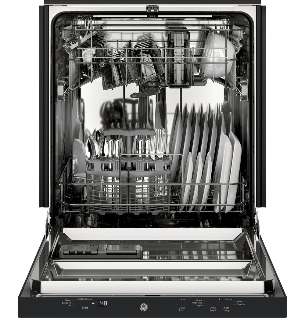GE ADA Compliant Stainless Steel Interior Dishwasher with Sanitize Cycle - Black (GDT226SGLBB)