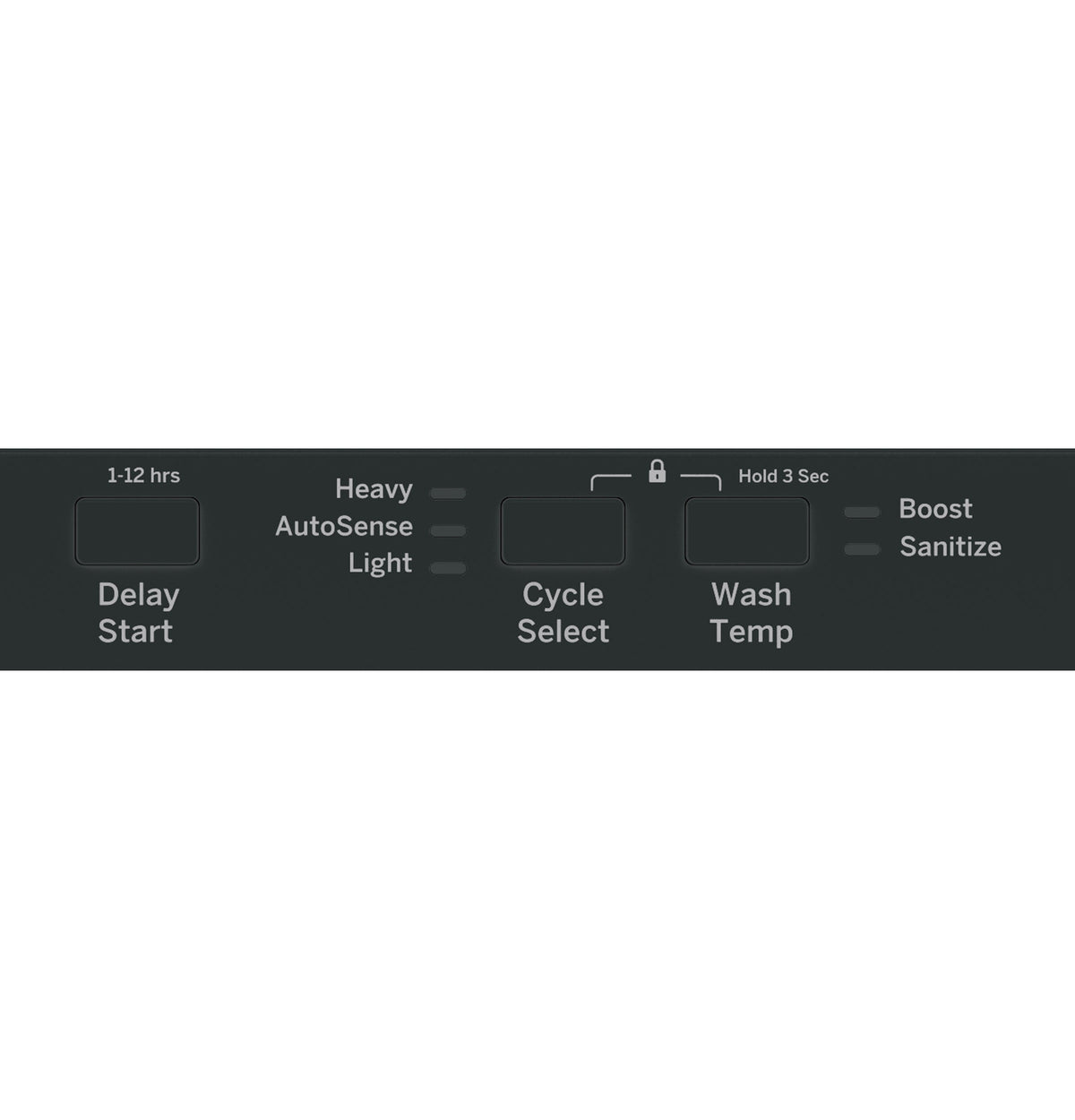 GE ADA Compliant Stainless Steel Interior Dishwasher with Sanitize Cycle - Black (GDT226SGLBB)