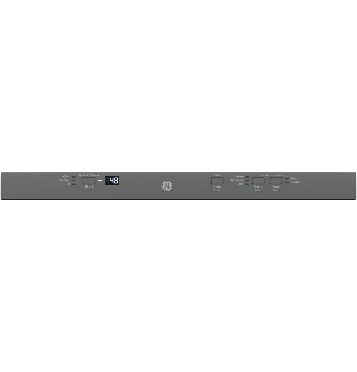 GE ADA Compliant Stainless Steel Interior Panel-Ready Dishwasher with Sanitize Cycle - Custom Panel and Handle Required (GDT226SILII)