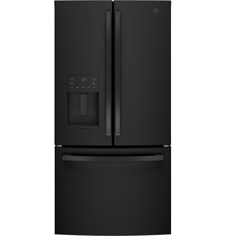 GE 25.7 Cu. Ft. French-Door Refrigerator - Fingerprint Resistant Black Slate (GFE26JEMDS)