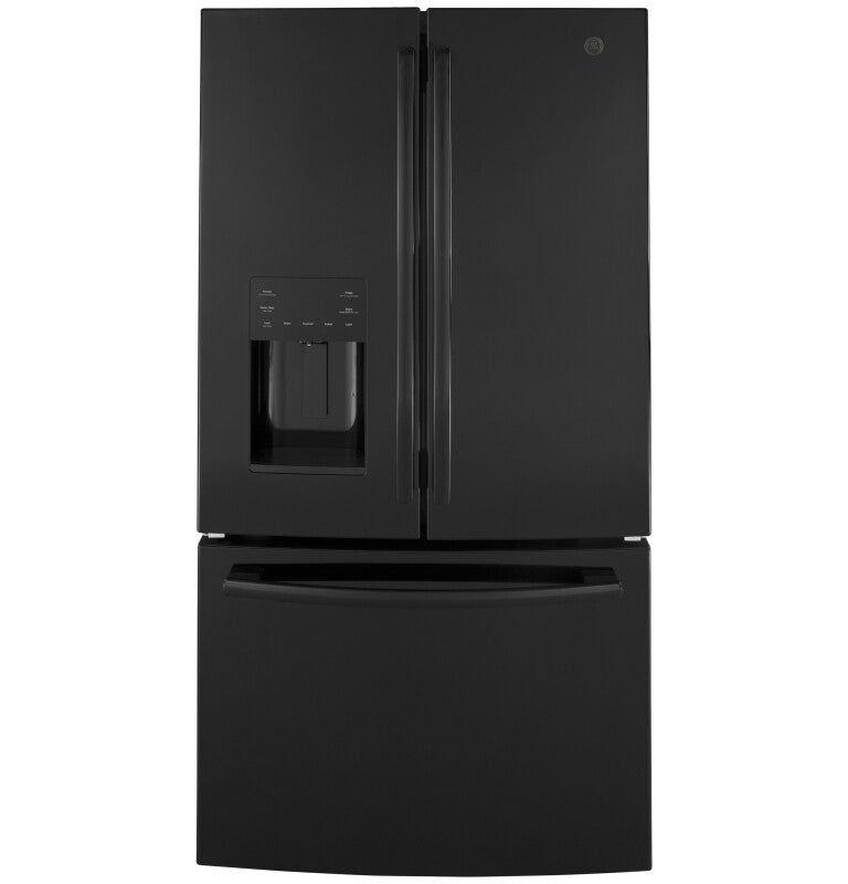 GE 25.7 Cu. Ft. French-Door Refrigerator - Black (GFE26JGMBB)