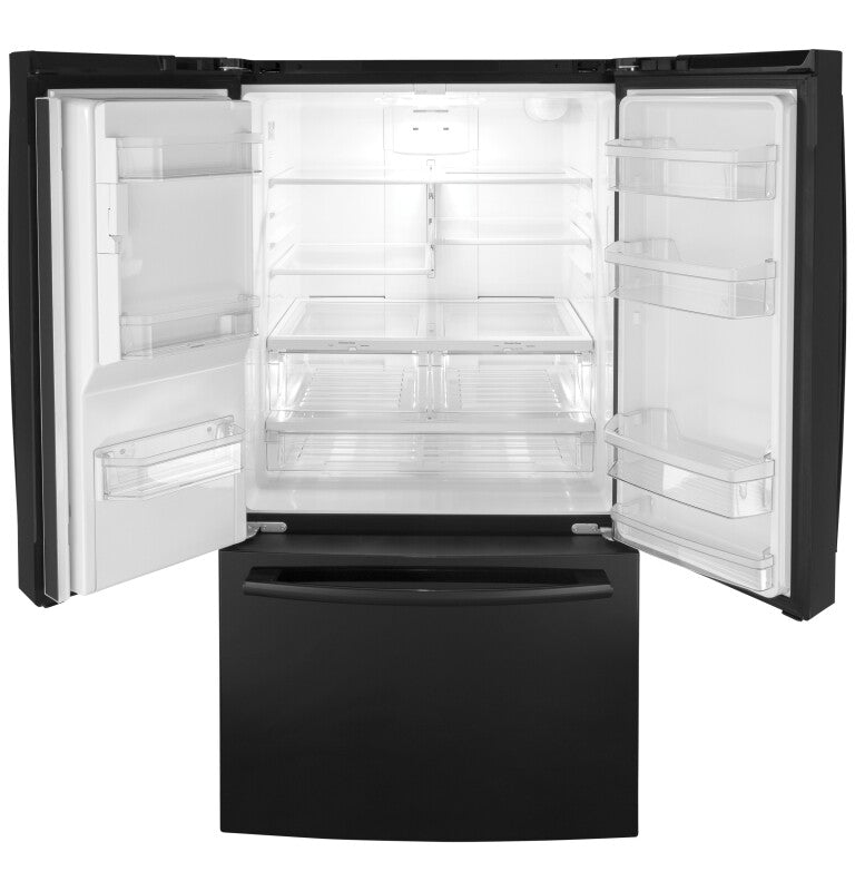 GE 25.7 Cu. Ft. French-Door Refrigerator - Black (GFE26JGMBB)