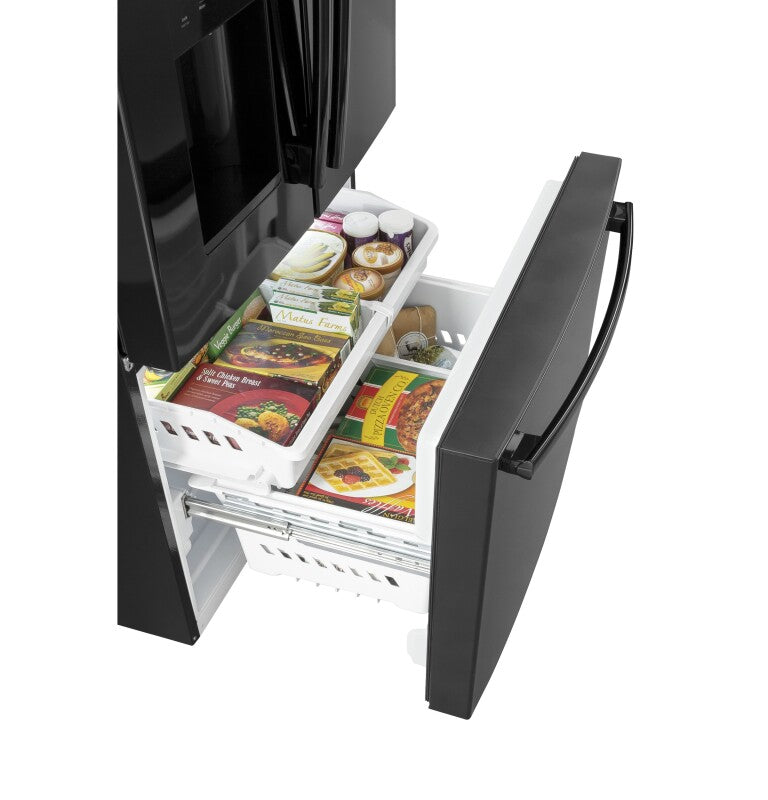 GE 25.7 Cu. Ft. French-Door Refrigerator - Black (GFE26JGMBB)