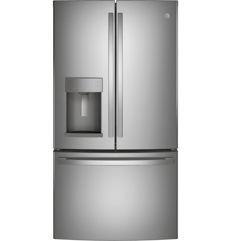GE 27.7 Cu. Ft. Fingerprint Resistant French-Door Refrigerator - Fingerprint Resistant Stainless Steel (GFE28GYNFS)