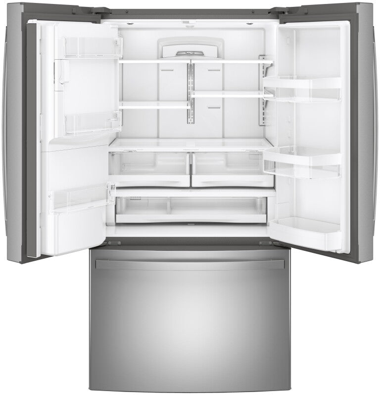 GE 27.7 Cu. Ft. Fingerprint Resistant French-Door Refrigerator - Fingerprint Resistant Stainless Steel (GFE28GYNFS)