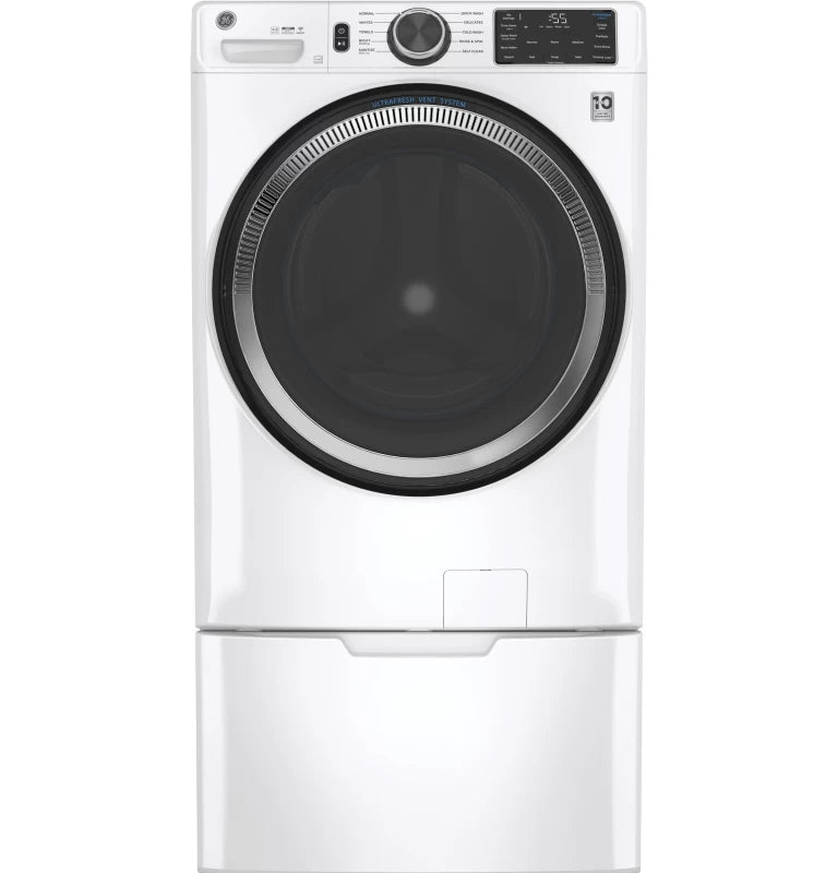GE 4.8 cu. ft. Capacity Front Load Washer with OdorBlock™ - White (GFW550SSNWW)