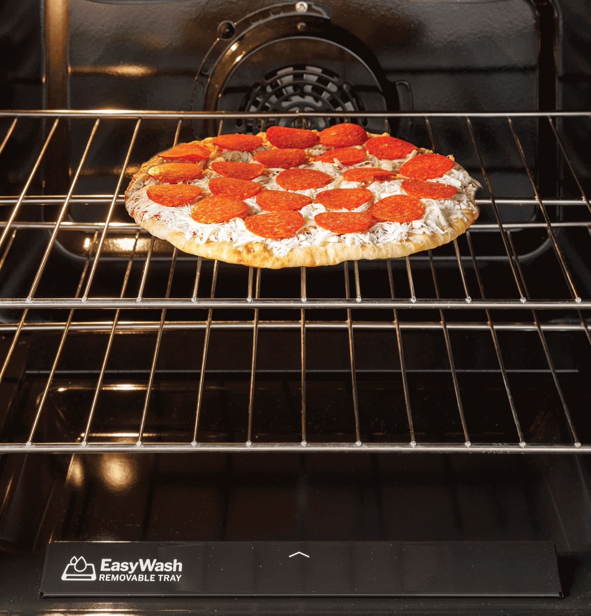 GE 30" Free-Standing Gas Convection Range with No Preheat Air Fry and EasyWash Oven Tray - Stainless Steel (GGF600AVSS)