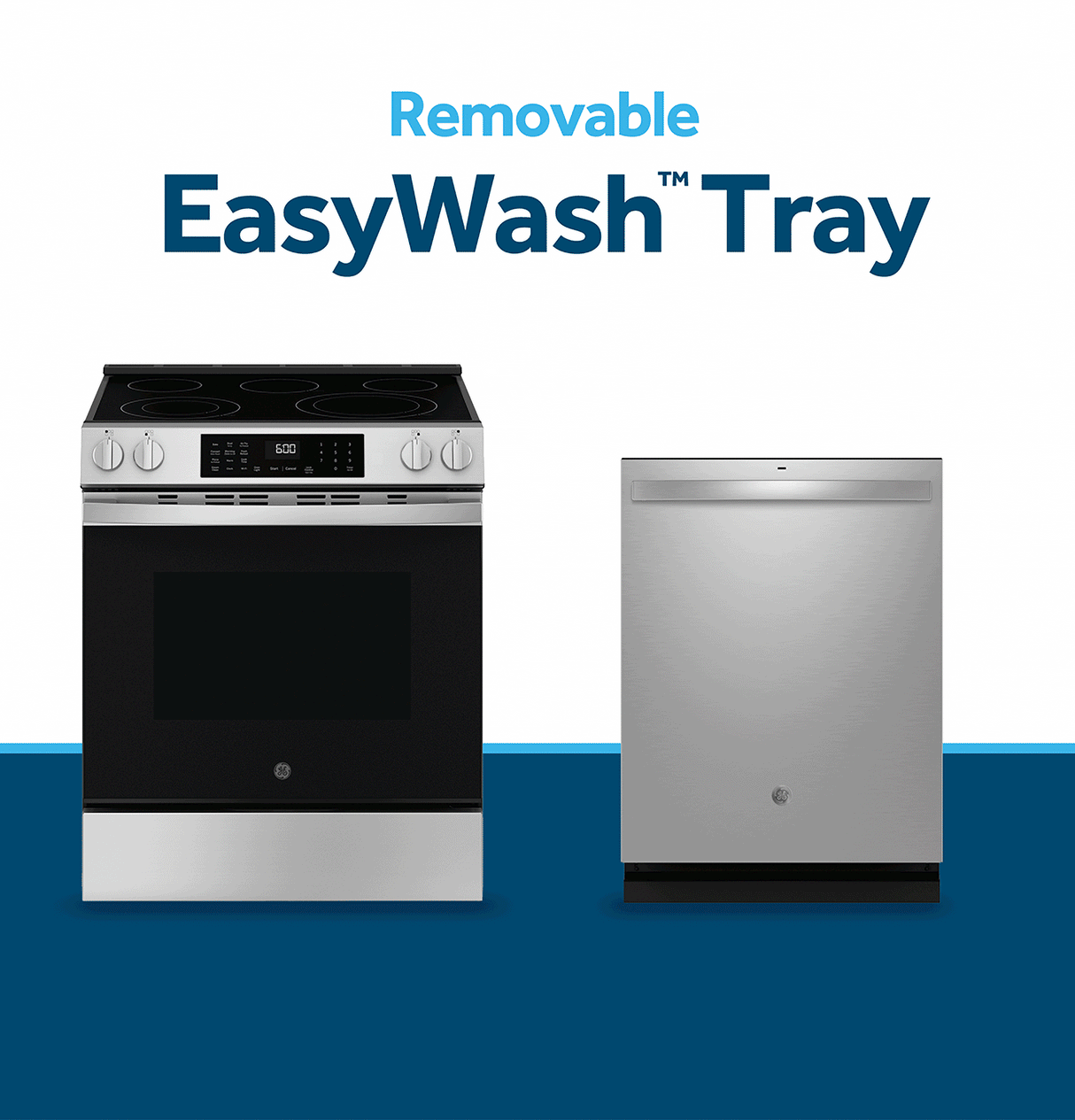 GE 30" Free-Standing Gas Convection Range with No Preheat Air Fry and EasyWash Oven Tray - Stainless Steel (GGF600AVSS)