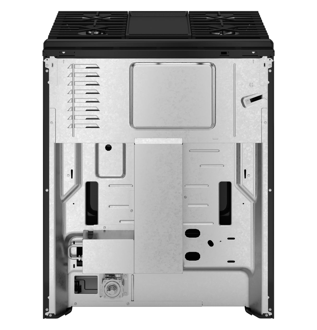 GE 30" Slide-In Front Control Gas Range with Crisp Mode - Stainless Steel (GGS500SVSS)