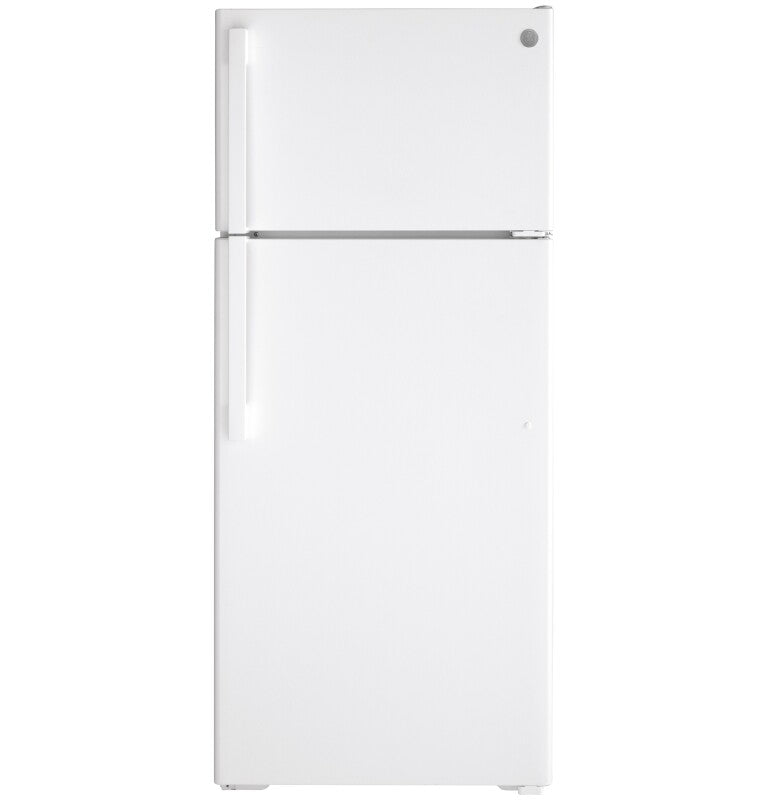 GE 28-Inch 17.5 Cu. Ft. Top-Freezer Refrigerator - White (GIE18DTNRWW)