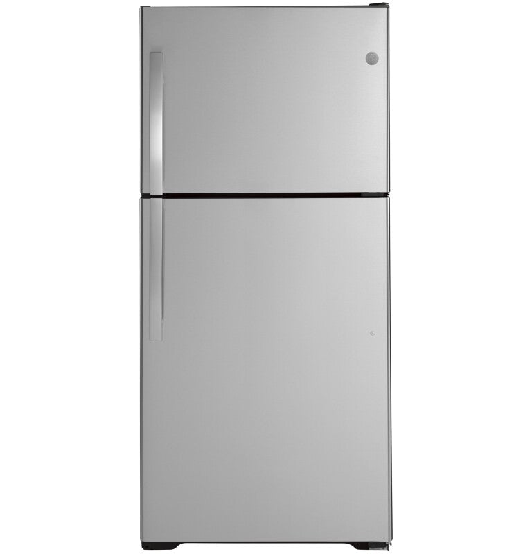 GE 29.8-Inch 19.2 Cu. Ft. Top-Freezer Refrigerator - Stainless Steel (GIE19JSNRSS)