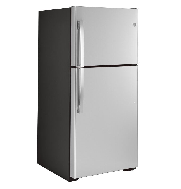 GE 29.8-Inch 19.2 Cu. Ft. Top-Freezer Refrigerator - Stainless Steel (GIE19JSNRSS)