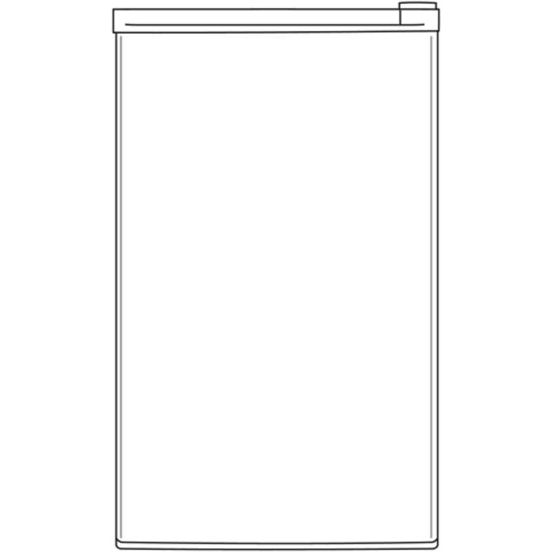 GE Compact Refrigerator - Gray (GME04GLKLB)