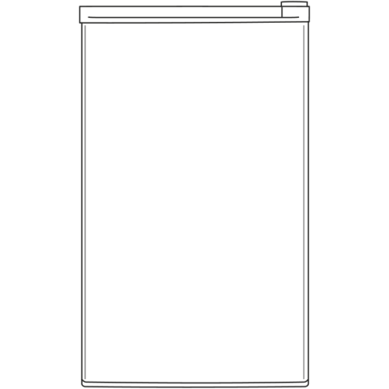 GE Compact Refrigerator - CleanSteel™ (GME04GLKLB)