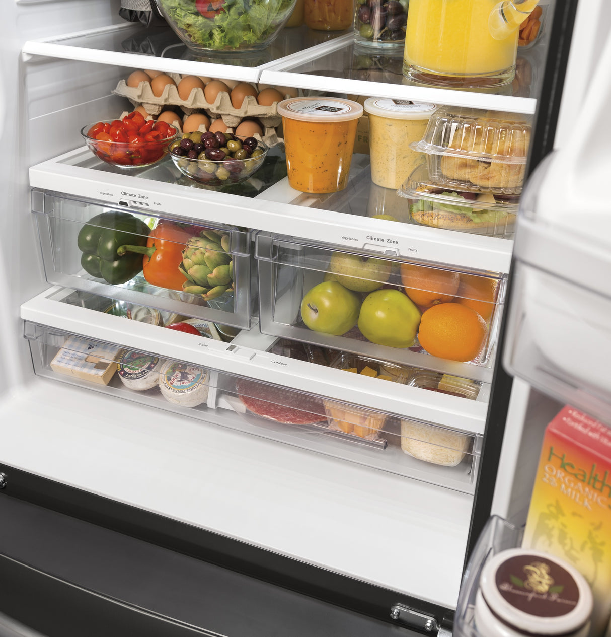 GE 20.8 Cu. Ft. French-Door Refrigerator - Fingerprint Resistant Stainless Steel (GNE21FYKFS)