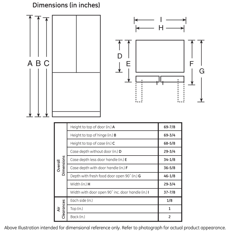 GE 20.8 Cu. Ft. French-Door Refrigerator - Fingerprint Resistant Stainless Steel (GNE21FYKFS)