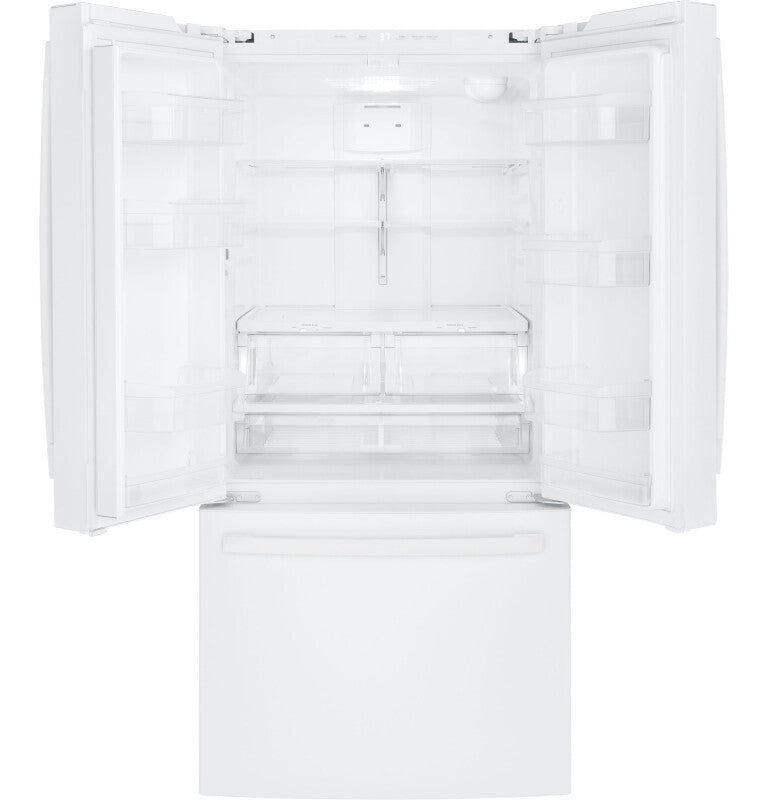 GE GE® ENERGY STAR® 24.7 Cu. Ft. French-Door Refrigerator - White (GNE25JGKWW)