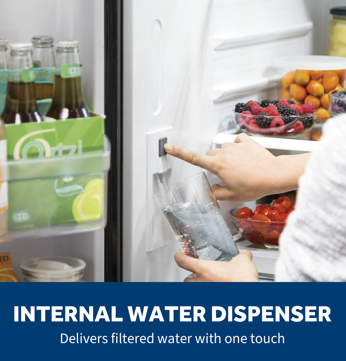 GE 24.7 Cu. Ft. French-Door Refrigerator - Fingerprint Resistant Stainless Steel (GNE25JYKFS)