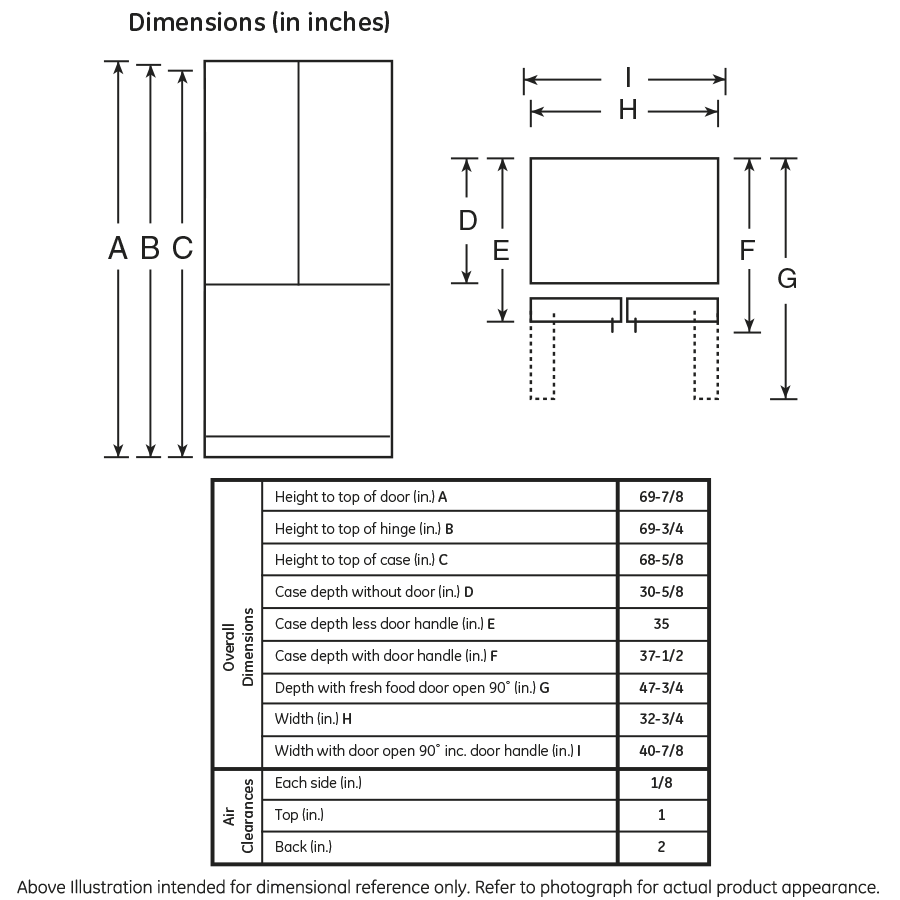 GE 24.7 Cu. Ft. French-Door Refrigerator - Fingerprint Resistant Stainless Steel (GNE25JYKFS)