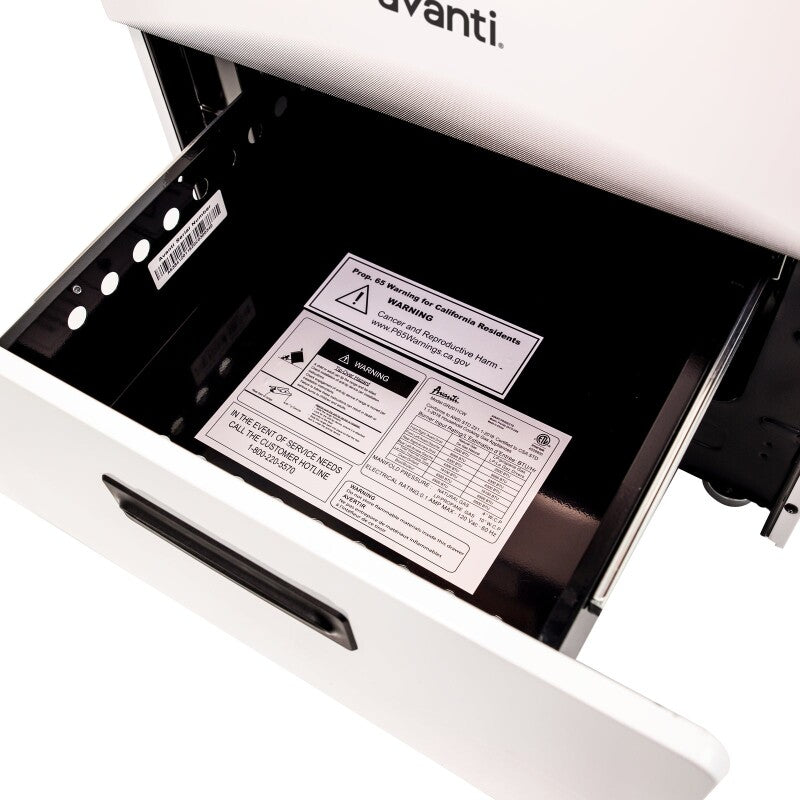 AVANTI AVANTI RANGE GAS 20" W/ WINDOW - White (GR2011CW)