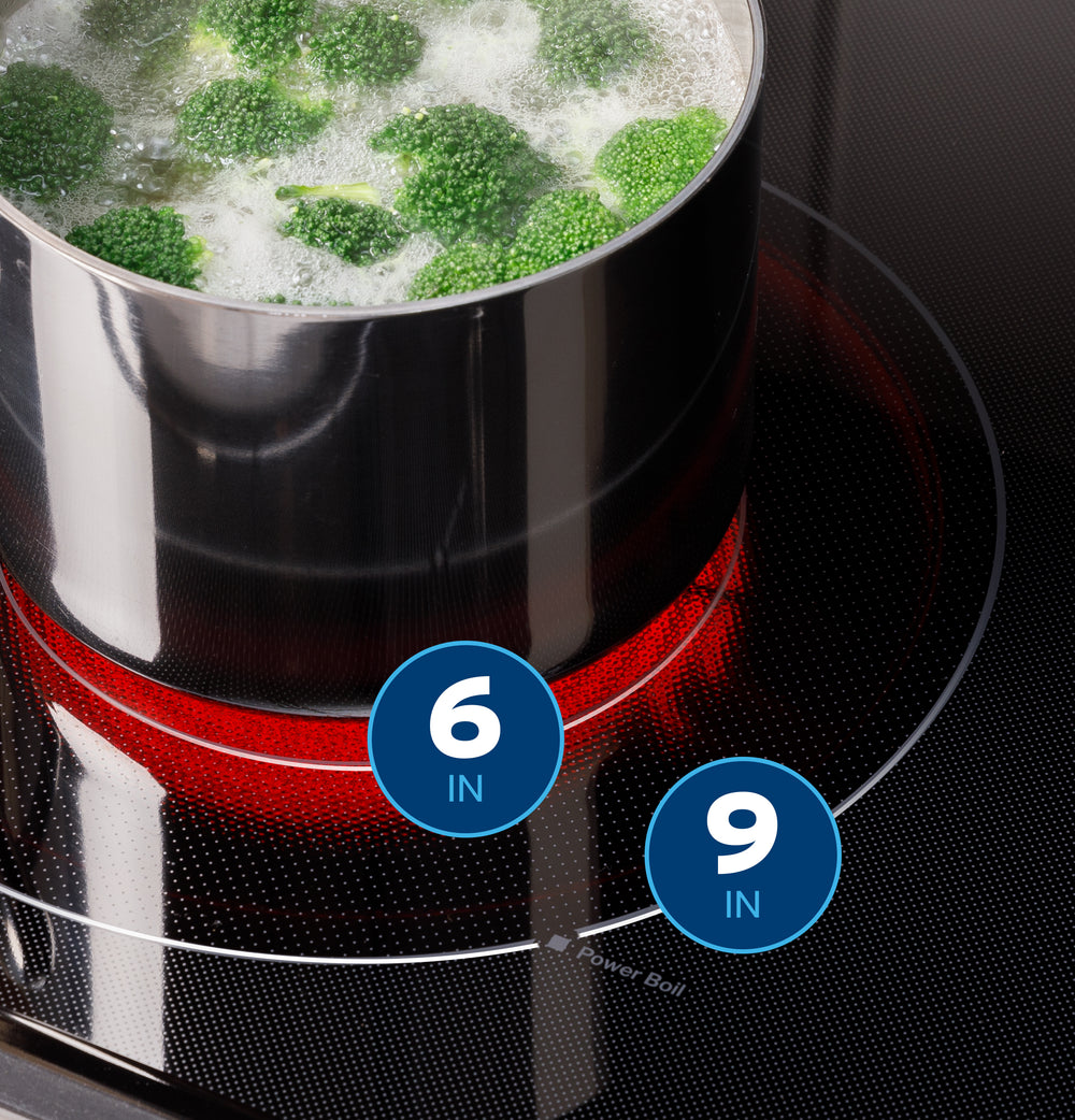 GE 30" Free-Standing Electric Convection Range with No Preheat Air Fry and EasyWash Oven Tray - Stainless Steel (GRF600AVSS)