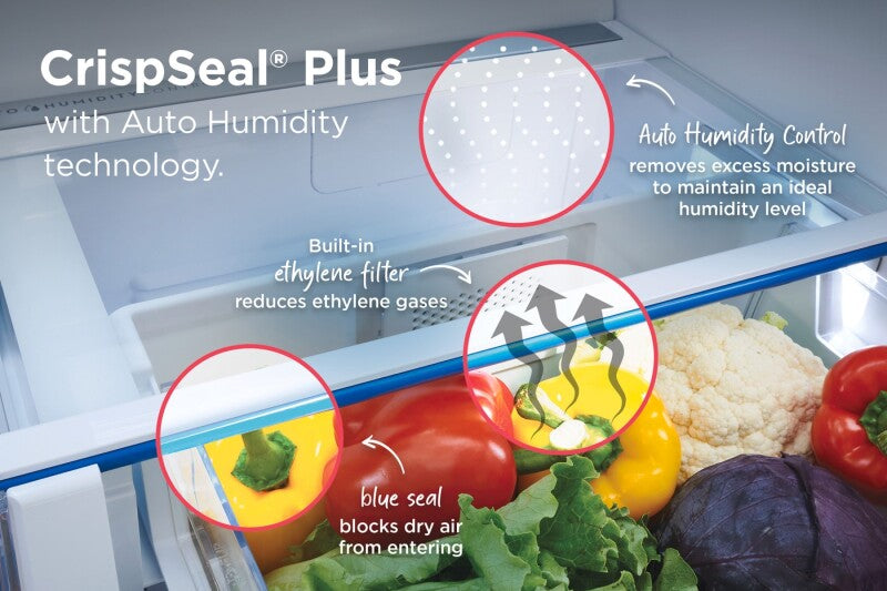 Frigidaire Gallery 23 Cu. Ft. Counter-Depth French Door Refrigerator - Stainless Steel (GRFG2353AF)