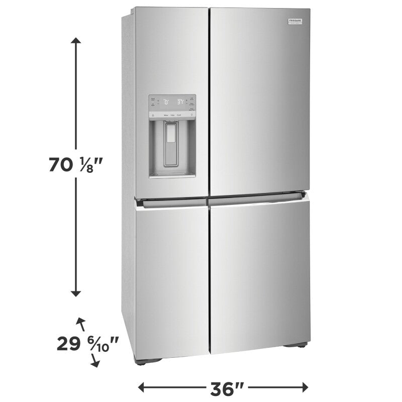Frigidaire Gallery 22 Cu. Ft. Counter-Depth 4-Door Refrigerator - Stainless Steel (GRQC2255BF)