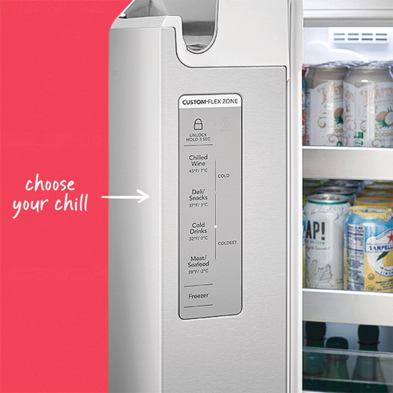 Frigidaire Gallery 22 Cu. Ft. Counter-Depth 4-Door Refrigerator - Stainless Steel (GRQC2255BF)