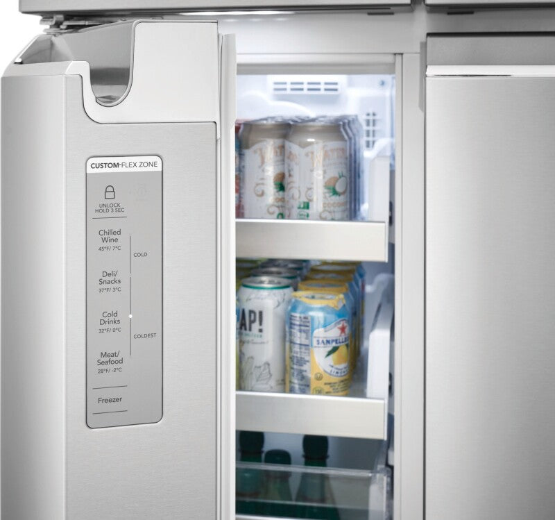 Frigidaire Gallery 22 Cu. Ft. Counter-Depth 4-Door Refrigerator - Stainless Steel (GRQC2255BF)