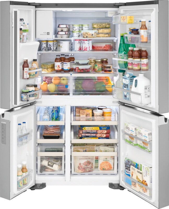 Frigidaire Gallery 21.5 Cu. Ft. Counter-Depth 4-Door Refrigerator - Stainless Steel (GRQC2255BF)