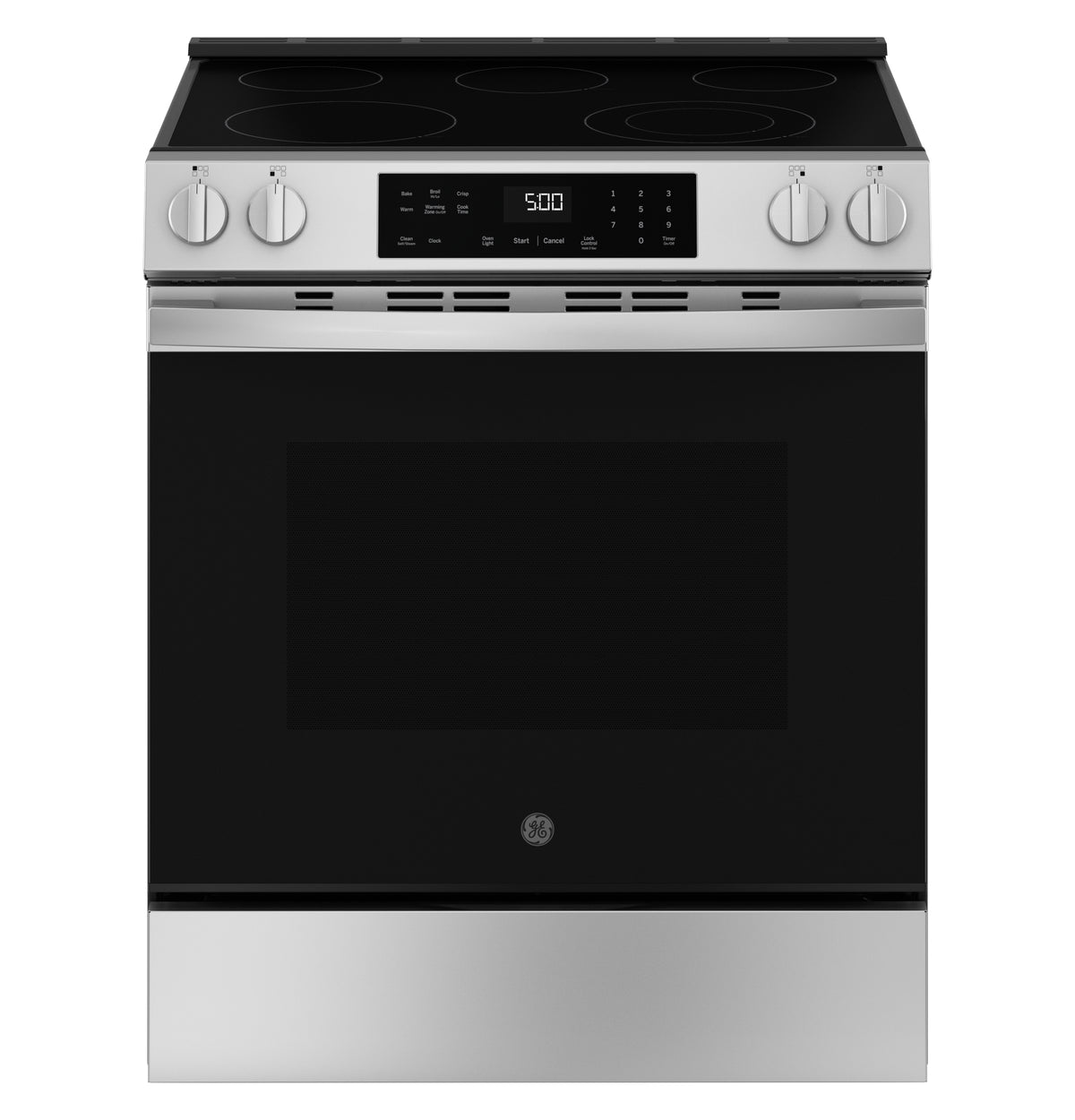 GE 30" Slide-In Electric Range with Crisp Mode - Stainless Steel (GRS500PVSS)