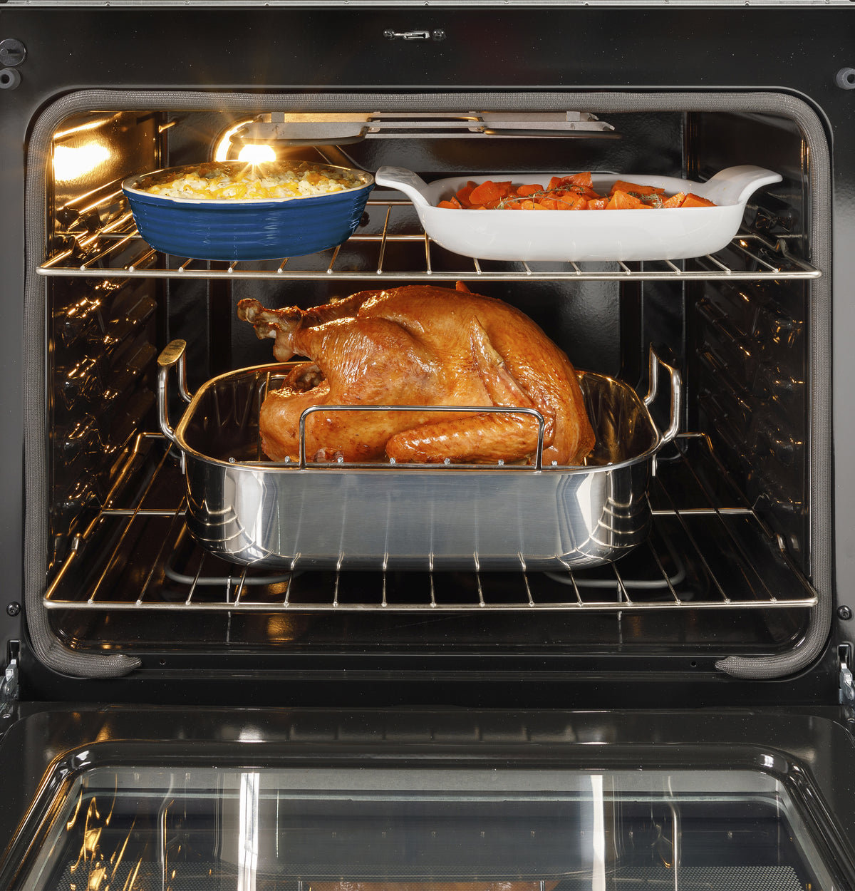 GE 30" Slide-In Electric Range with Crisp Mode - Stainless Steel (GRS500PVSS)