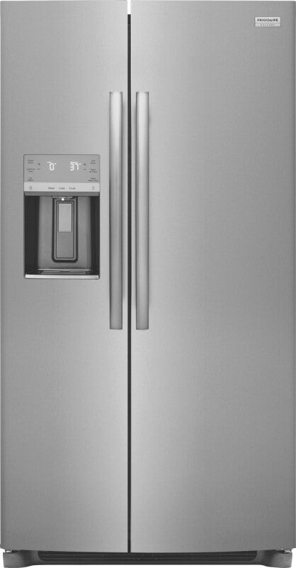 Frigidaire Gallery 22 Cu. Ft. 36" Counter-Depth Side-by-Side Refrigerator - Stainless Steel (GRSC2352AF)