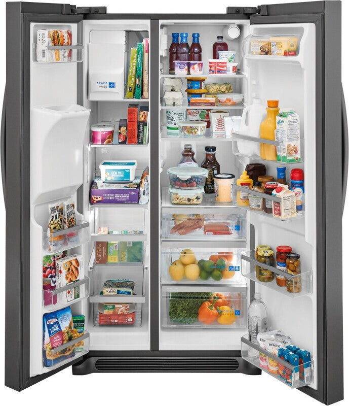 Frigidaire Gallery 26 Cu. Ft. 36" Standard-Depth Side-by-Side Refrigerator - Stainless Steel (GRSS2652AF)