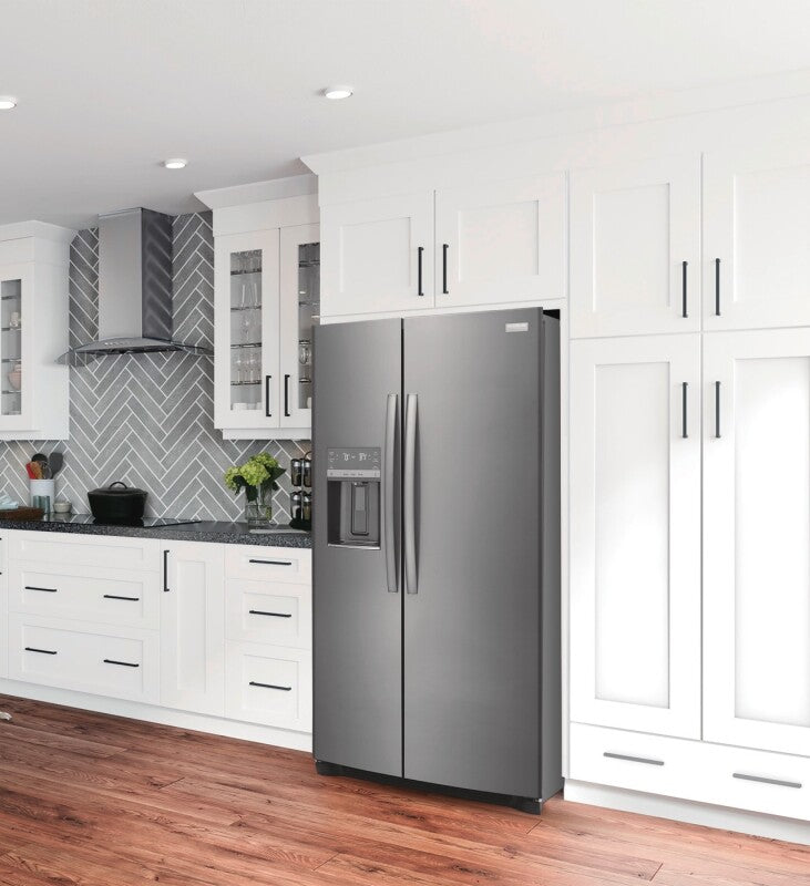 Frigidaire Gallery 26 Cu. Ft. 36" Standard-Depth Side-by-Side Refrigerator - Stainless Steel (GRSS2652AF)