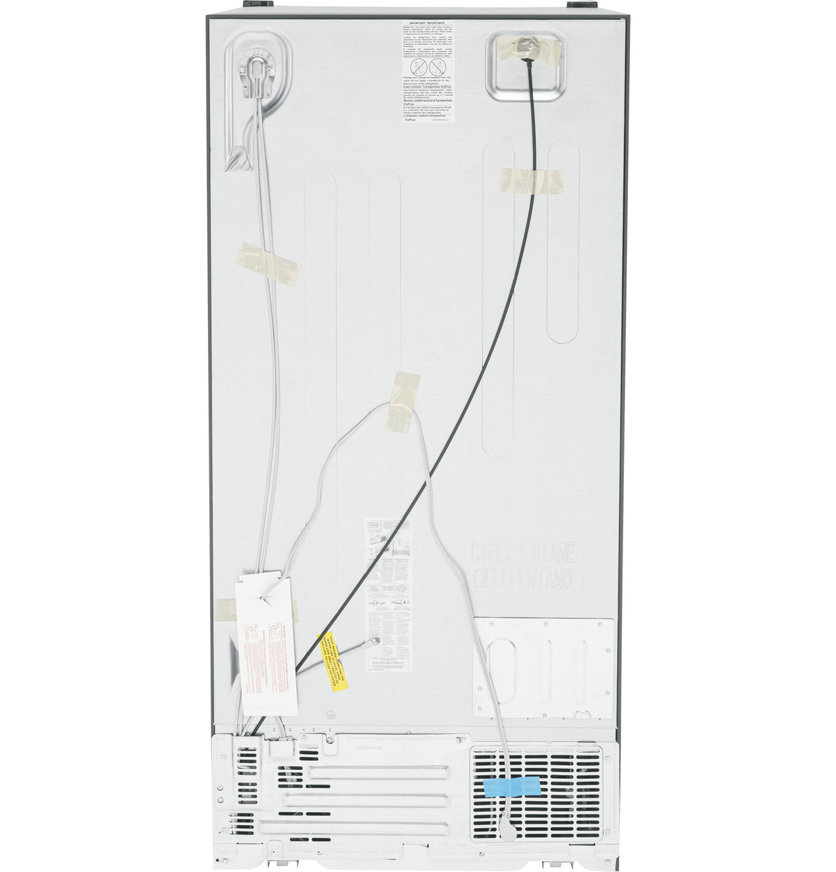 GE 23.0 Cu. Ft. Side-By-Side Refrigerator - Fingerprint Resistant Stainless (GSE23GYPFS)