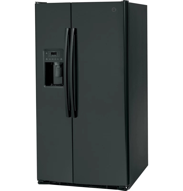GE 25.3 Cu. Ft. Side-By-Side Refrigerator - Black (GSE25GGPBB)